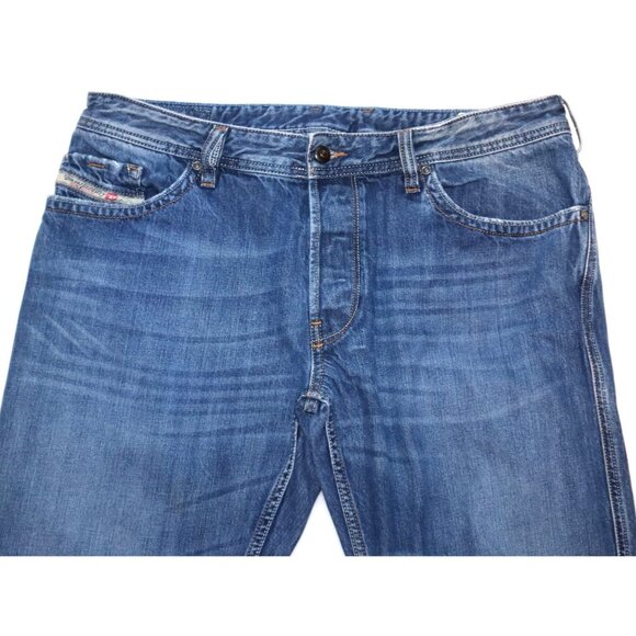 Diesel Ruky Mens Jeans W36 L30 Relaxed Fit Y2K Streetwear Wide Leg - Picture 9 of 12